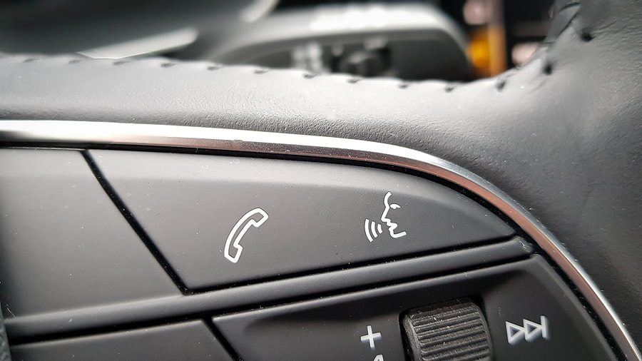 car buttons with symbols